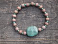 Turquoise & Wood Sacred Bracelet