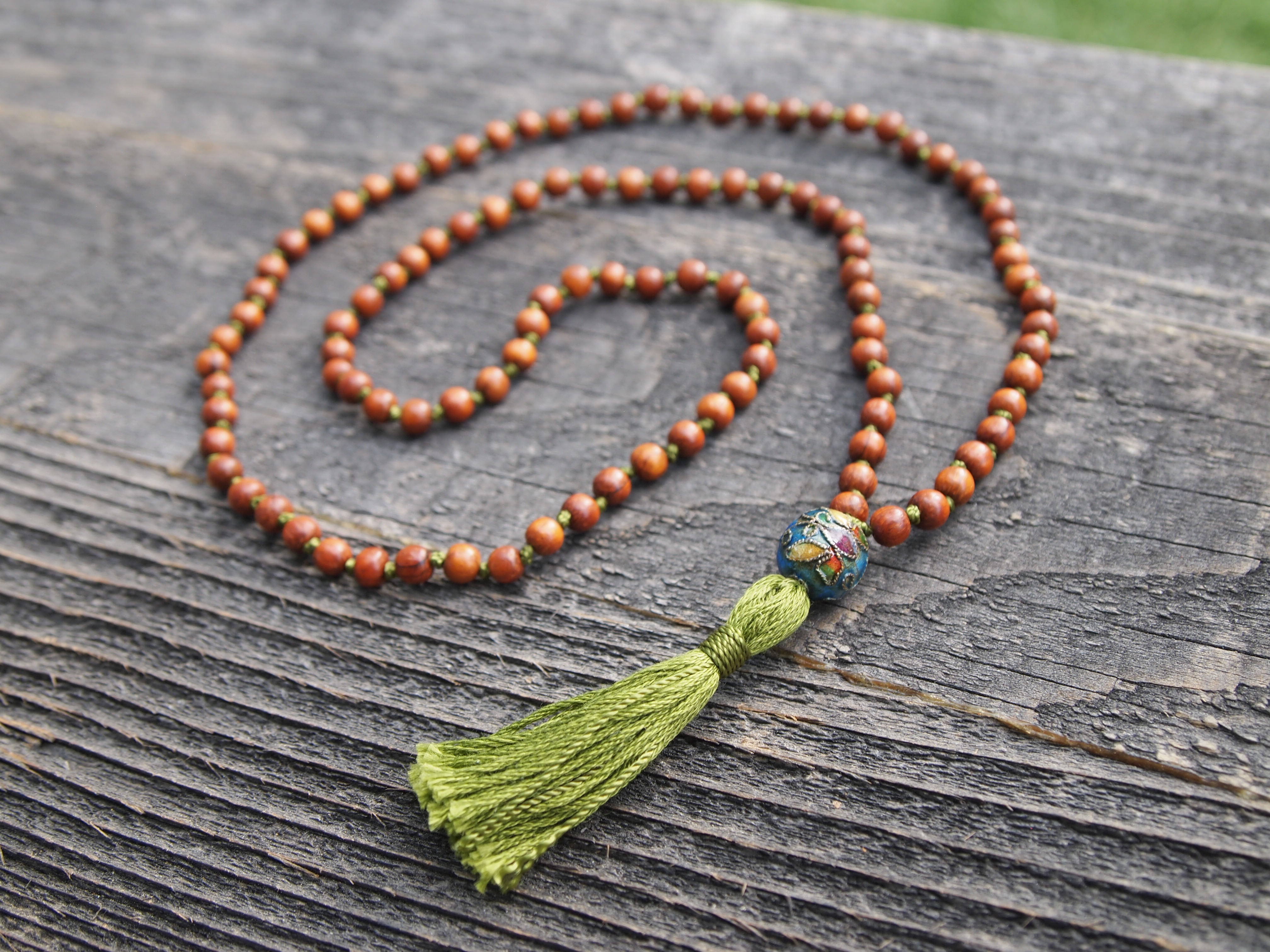 Natural Wood Sacred Mala - Image 3
