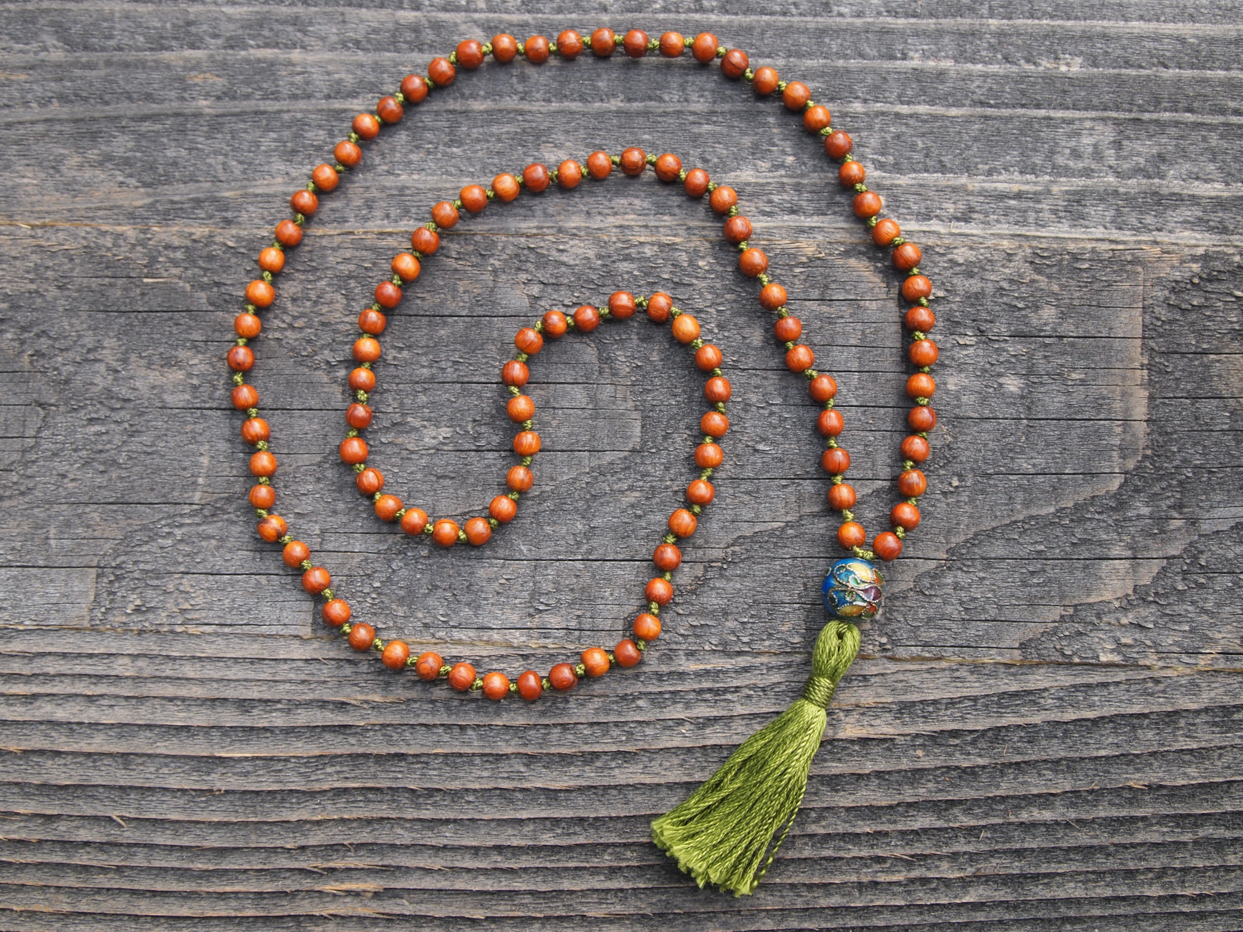 Natural Wood Sacred Mala - Image 2