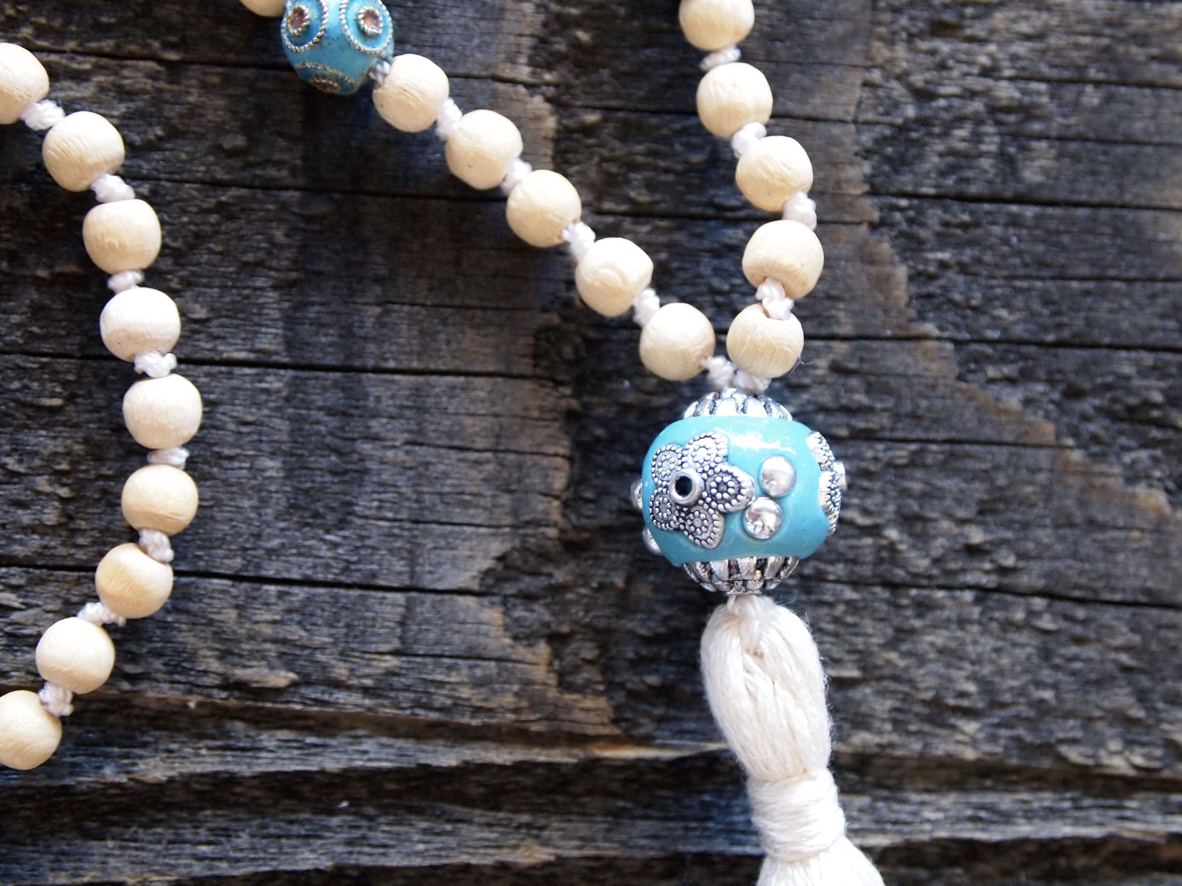 Natural Wood Sacred Mala - Image 2