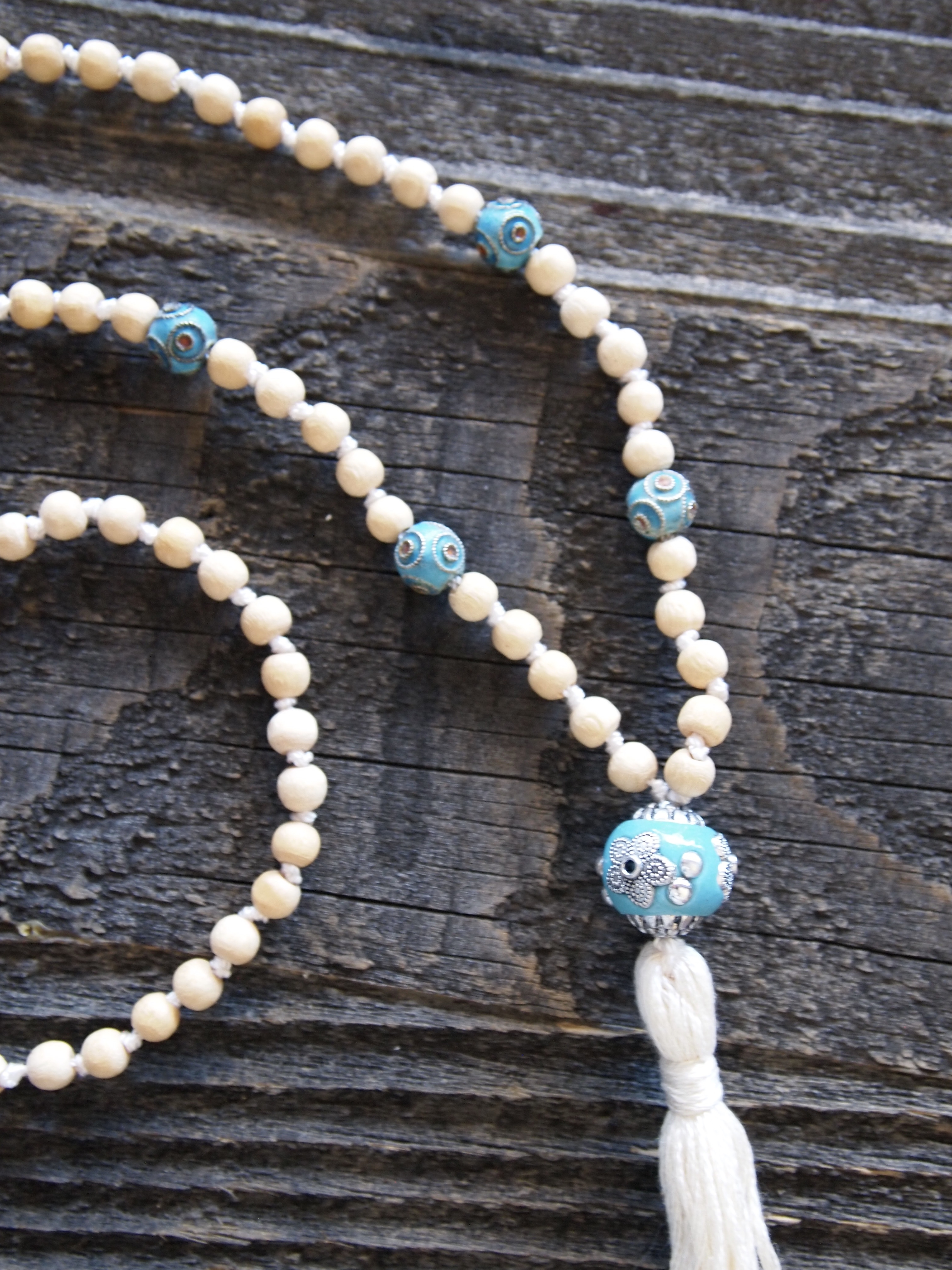 Natural Wood Sacred Mala - Image 3