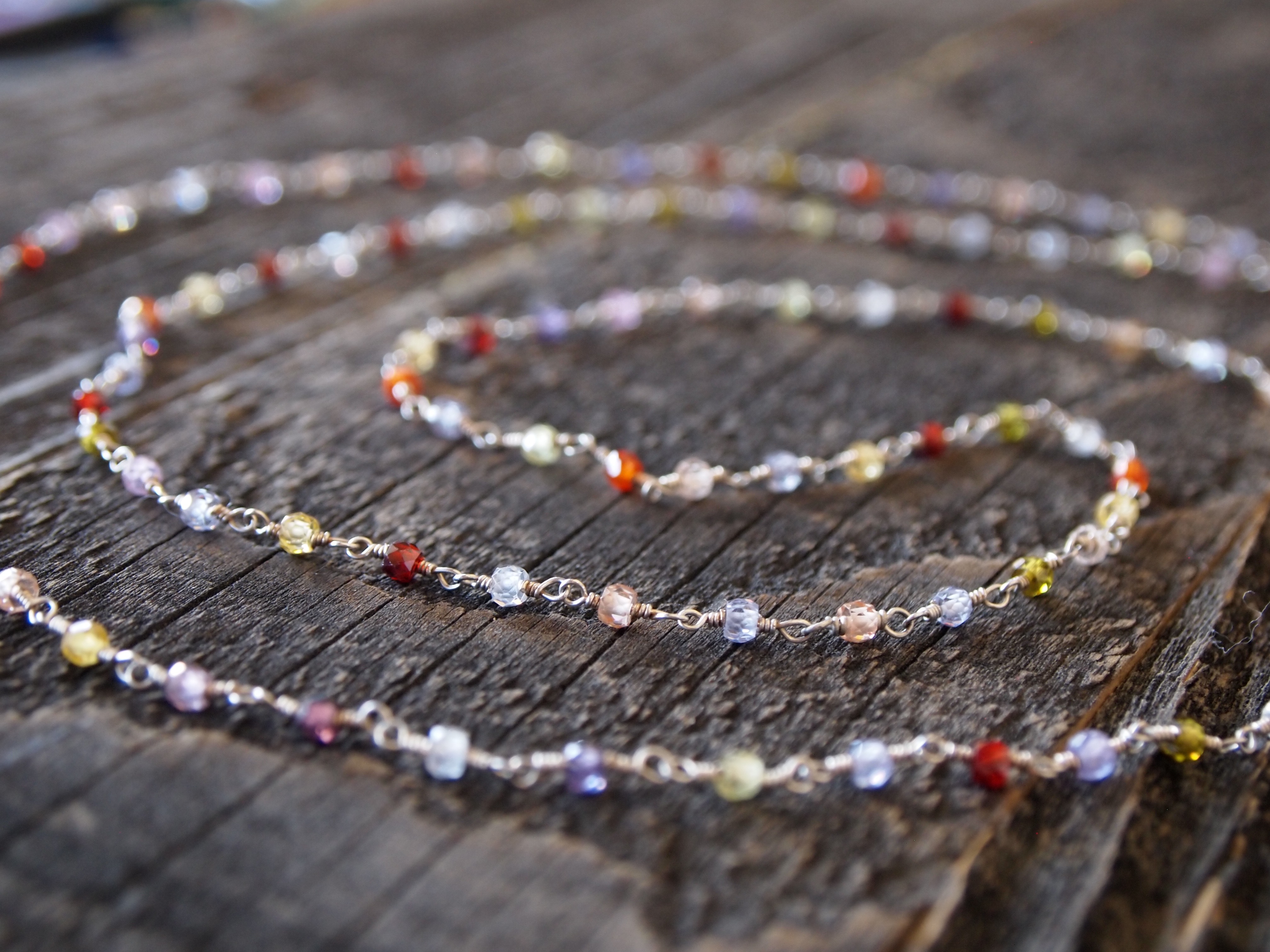 Multi-Colored Quartz & Amethyst Sacred Mala - Image 2